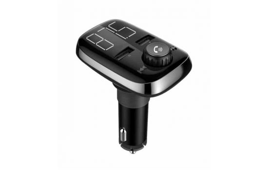 FM-трансмиттер Eplutus FB-02 Bluetooth, microSD, 12/24v Black