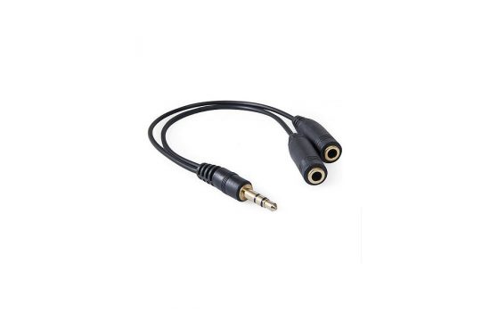 Разветвитель для наушников Defender 2*3.5 x 3 pin audio jack