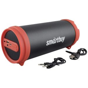 Портативная колонка Smartbuy SBS-4300 TUBER MKII Bluetooth, Fm, microSD 6Вт Black-Red