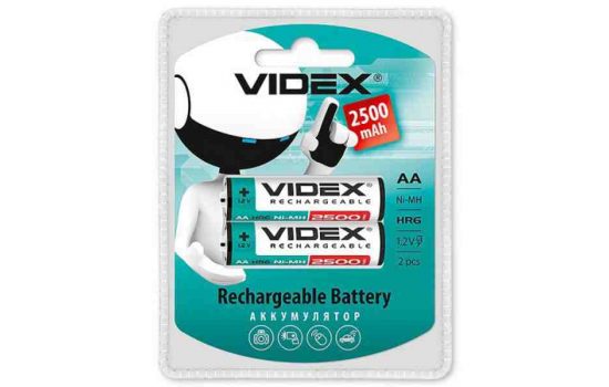 Аккумулятор AA 2500mah Videx