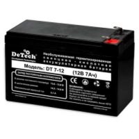 Аккумулятор DeTech DT 7-12 (12V 7A)