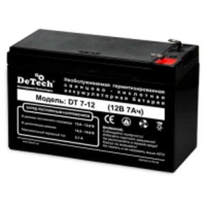 Аккумулятор DeTech DT 7-12 (12V 7A)