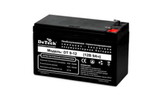 Аккумулятор DeTech DT 9-12 (12V 9A)