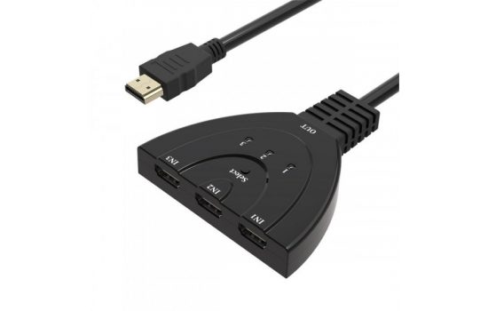 HDMI концентратор 3 входа 1 выход 1.4b 4K 1080P, HDTV, Xbox, PS3, PS4