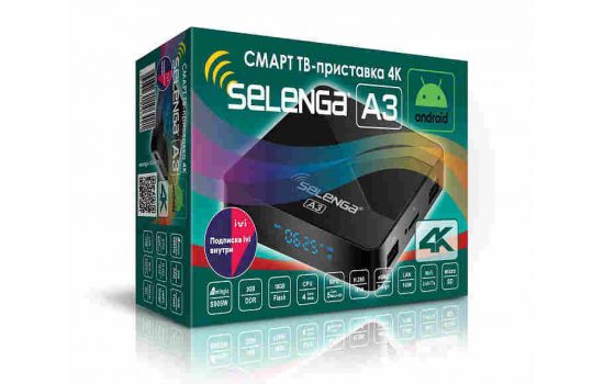 Smart TV Box Selenga A3 2/16Gb 4K Android 