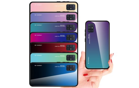 Силикон Samsung A71 Gradient