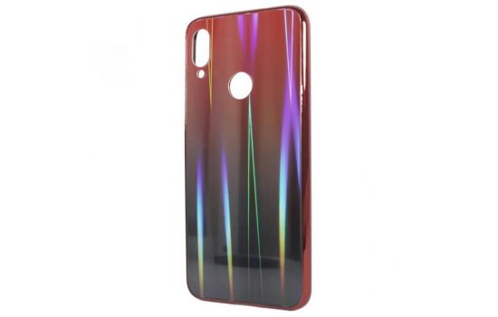 Силикон для Xiaomi Redmi Note 7 GLASS GRADIENT HOLOGRAM Blue