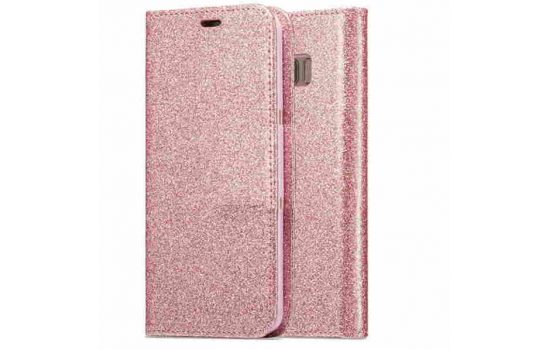 Книжка LEVEL Shine ДЛЯ REDMI 8A White, Rose-Gold