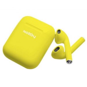 Наушники беспроводные Bluetooth Nobby Practic T-101 Yellow