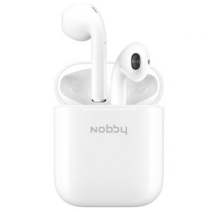 Наушники беспроводные Bluetooth Nobby Practic T-101 White