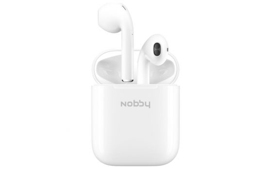 Наушники беспроводные Bluetooth Nobby Practic T-101 White