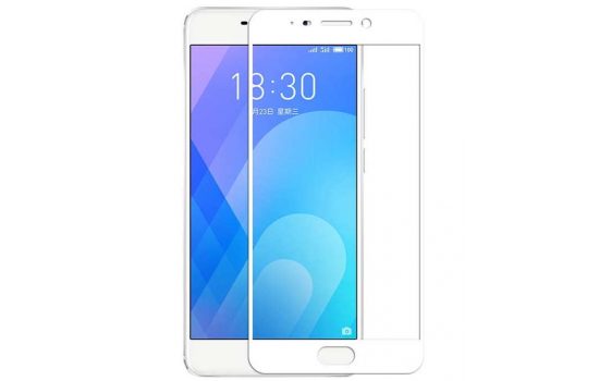 Защитное стекло Meizu M6 note White