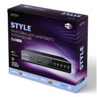 Ресивер DVB-T2 Perfeo Style PF-A4414 Wi-Fi, IPTV, HDMI, 2 USB, Dolby Digital, пульт ДУ