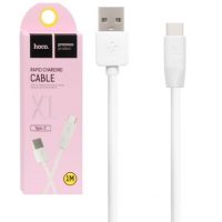 Кабель Type-C Hoco X1 Rapid Charging Cable 1M White