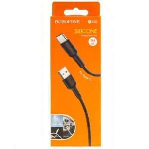 Кабель Type-C Borofone BX30 Silicone Black