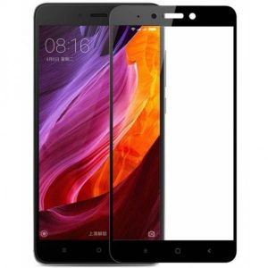 Защитное стекло Xiaomi Mi A1 / Mi 5X 2D черная рамка