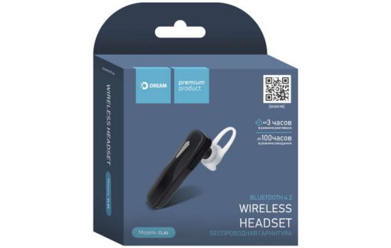 Bluetooth-гарнитура Dream DRM-CLA6 Black