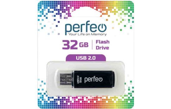 USB накопитель 32 Gb Perfeo PF-R06B032 Black