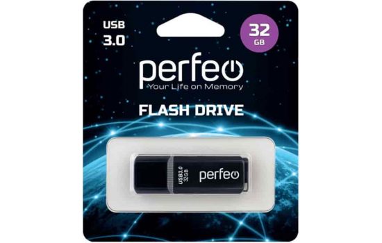 USB накопитель 32Gb Perfeo PF-C12B032 3.0 Black , White