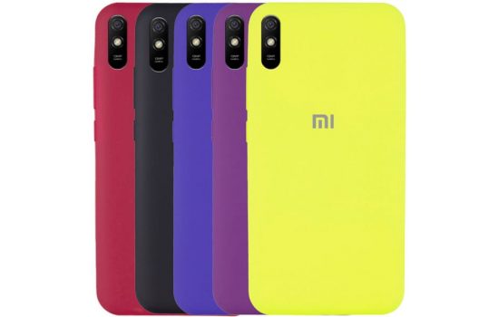 Силикон Xiaomi 9a Jeelly Black , Red 