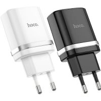 СЗУ Hoco C12 2USB 2,4A Black , White