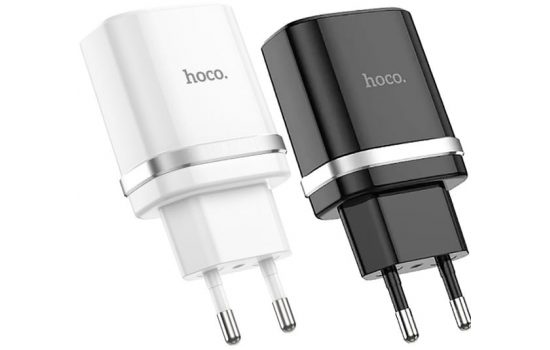 СЗУ Hoco C12 2USB 2,4A Black , White