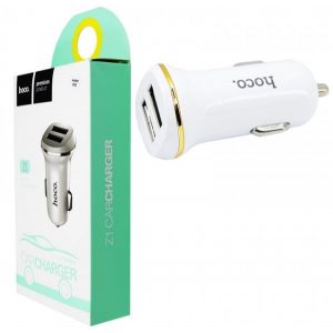 АЗУ Hoco Z1 2USB 2.1A white