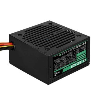 Блок питания 600 Вт AeroCool VX-600 Plus; 20+4 pin; 1x4+4 pin; 2x6+2 pin; 4xSATA