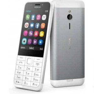 Телефон Nokia 230 RM-1172 DS White-Silver
