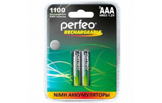 Аккумулятор Perfeo AAA1100mAh/2BL