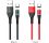 Кабель Type-C магнит Borofone BU16 Black, Red