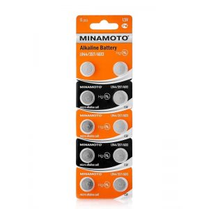 Батарейка Minamoto G13, LR44, 357, AG13 Alkaline