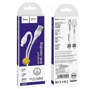 Кабель USB-microUSB Hoco X37 2.4A 1m White