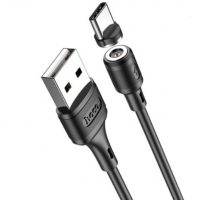 Кабель Type-C USB магнит Hoco X52 1m, 3A  Black