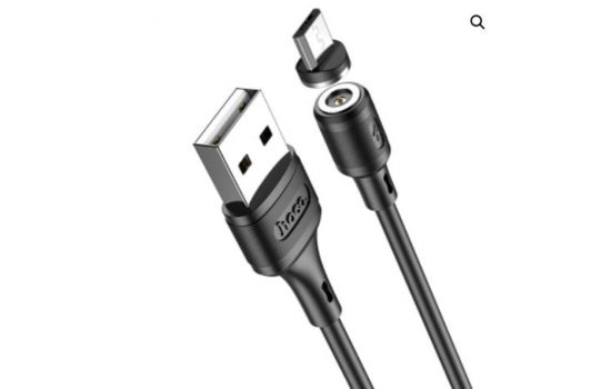 Кабель microUSB магнит Hoco X52 Black