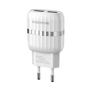 Сетевая зарядка Borofone BA24A 2USB White