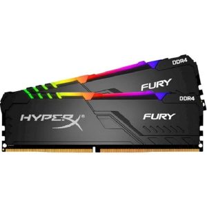 Оперативная память DDR4 16Гб Kingston HyperX FURY RGB (HX432C16FB3AK2/16)