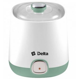 Йогуртница DELTA DL-8400 белая/серо-зеленая