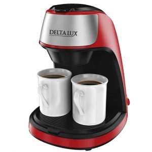 Кофеварка DELTA LUX DE-2002 красная