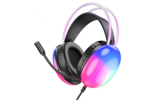 Игровая гарнитура Hoco W109 Rich gaming headphones с LED подсветкой