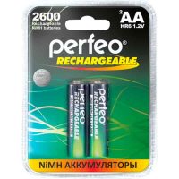 Аккумулятор Perfeo AA2600mAh/2BL