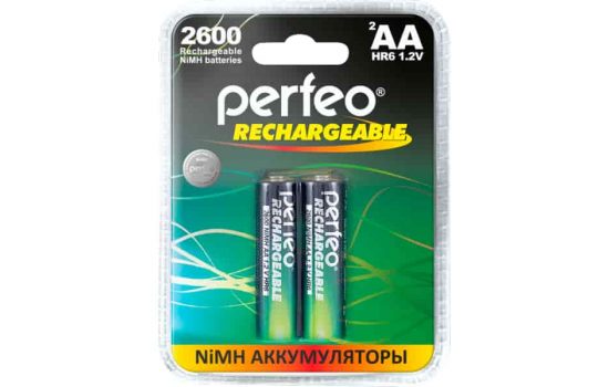 Аккумулятор Perfeo AA2600mAh/2BL