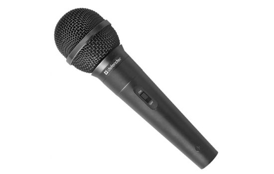 Микрофон Defender MIC-130 5м Black 