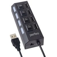 USB-HUB Perfeo PF-H030 Black