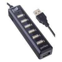 USB-HUB Perfeo PF-H034 Black