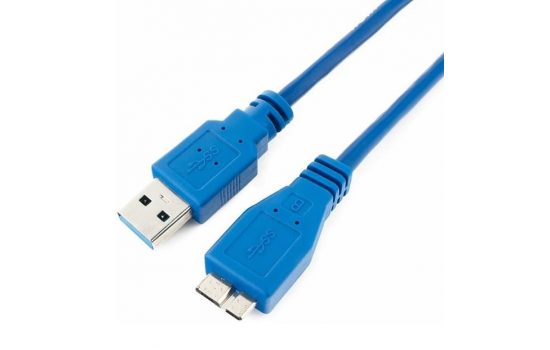 Кабель AM/microBM 9p USB 3.0 Cablexpert 1.8m blue