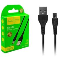 Кабель Hoco DU24 microUSB Black