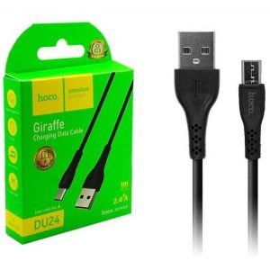 Кабель Hoco DU24 microUSB Black