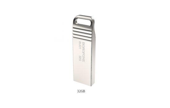 USB накопитель 32 Gb Borofone BUD1 2.0 Silver