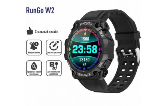 Смарт часы Rungo W2 Black